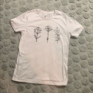 White Wildflower T-shirt